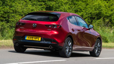 Mazda 3 - rear cornering