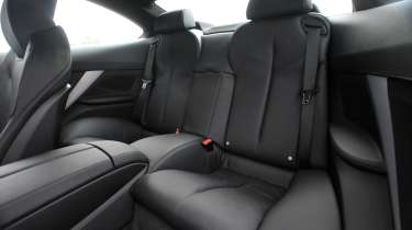 BMW 640d Coupe rear seats