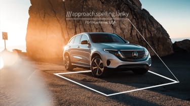 what3words location Mercedes EQC1