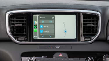 Kia Sportage Mk4 - infotainment screen