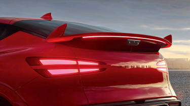 Genesis GV60 - rear spoiler and tail light