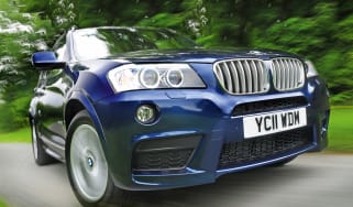 BMW X3 30d M Sport front tracking