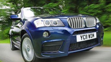BMW X3 30d M Sport front tracking