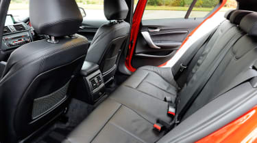 BMW 116d M Sport rear seats