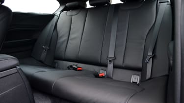 BMW M135i rear seats
