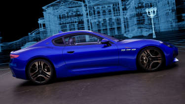 Maserati GranTurismo 110 Anniversario Blu Inchiostro - side profile