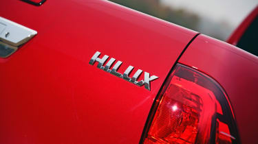 Toyota Hilux Invincible X badge