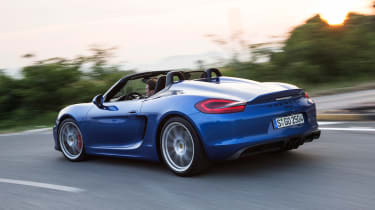 Porsche Boxster Spyder - rear cornering