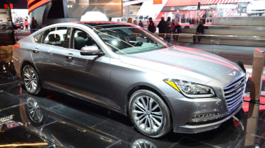 Hyundai Genesis G90 saloon - front quarter show