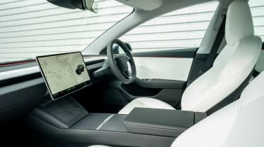 Tesla Model 3 - front seats
