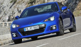 Subaru BRZ front cornering