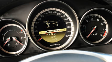 Mercedes C63 AMG dials