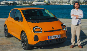 Jordan Katsianis with the Renault Twingo