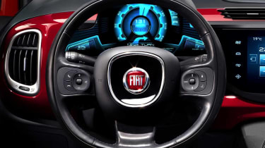 Fiat 500 2016 steering wheel