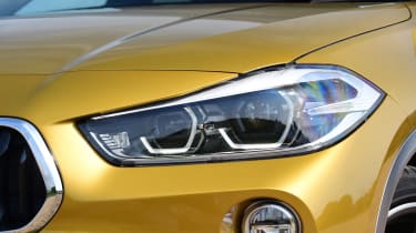 Used BMW X2 - front lights