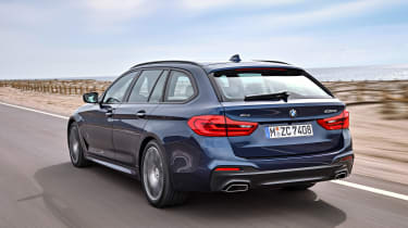 New BMW 5 Series Touring - rear/side
