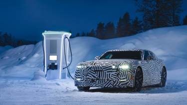 Jaguar GT prototype - charging