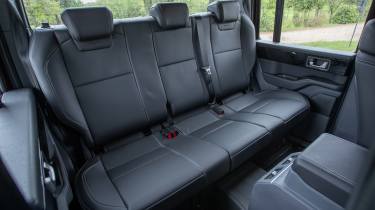 Ineos Quartermaster - rear seats