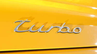 Porsche 911 Turbo Cabriolet badge