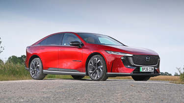 Mazda 6e in the UK - front static 