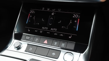 Audi A6 - climate control screen