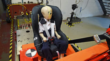 Child car seat - testing