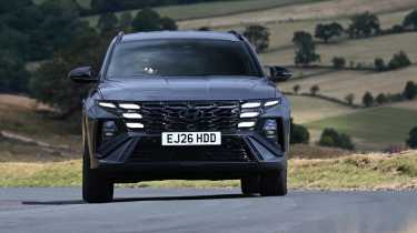 Hyundai Tucson - front cornering