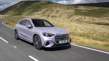 Mercedes GLC Electric - front cornering 