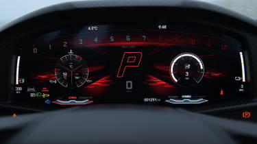 Lamborghini Temerario Alleggerita - dashboard screen