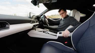 Tom Jervis sat in the Honda Prelude