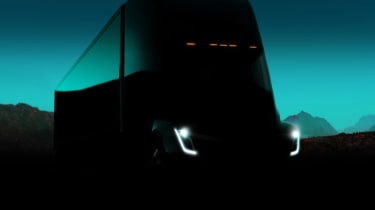 Tesla lorry - electric truck revealed - teaser image