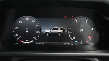 Land Rover Defender - dashboard screen