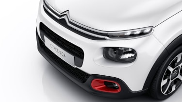 Citroen C3 2016 - white front detail