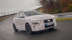 Hyundai Kona N spy - front