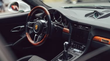 Porsche 911 Millionth interior wood