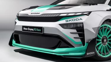 Skoda Enyaq RS Race concept - front nose