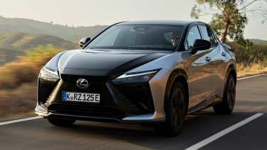 Lexus RZ 550e F Sport - front action