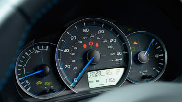 Toyota Yaris Hybrid dials