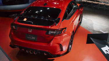 Honda Civic Type R Racing Black at the Tokyo Auto Salon - rear static
