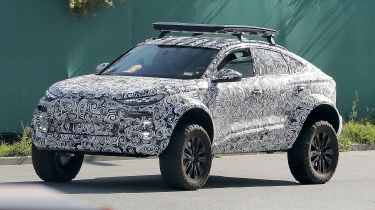 Audi Q6 e-tron Dakar (camouflaged) - front static