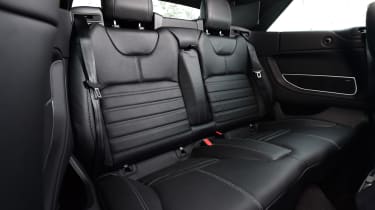 Range Rover Evoque Convertible review - rear seats