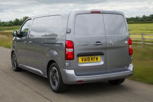 Vauxhall Vivaro van - rear tracking