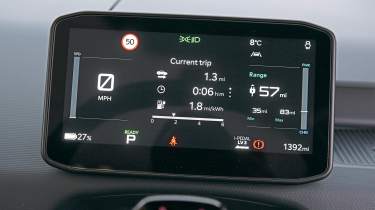 Kia PV5 Passenger - driver screen