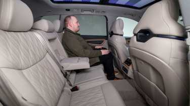 Audi Q7 - Ellis Hyde sat in the rear seats