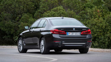 New BMW 5 Series - rear cornering