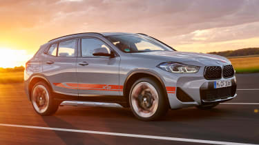 BMW X2 M Mesh Edition - front sunset