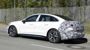 Mercedes C-Class Electric - white rear angled