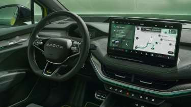 Skoda Enyaq vRS - steering wheel