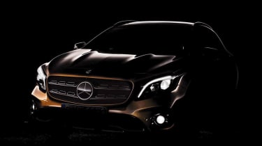Mercedes GLA facelift teaser