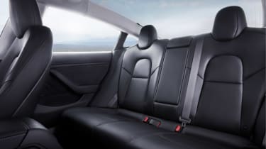 Tesla Model 3 rear seats